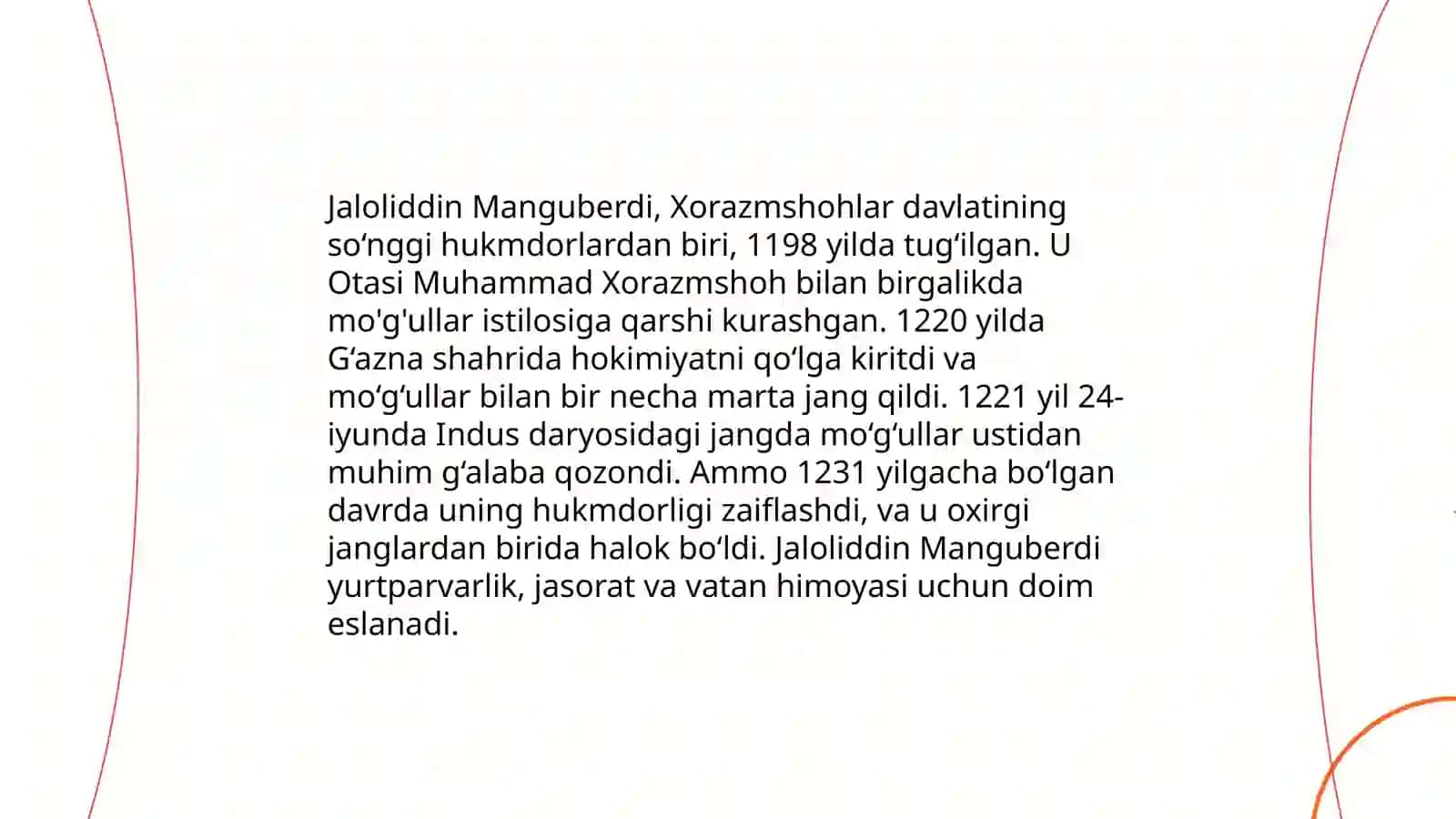 Jaloliddin Manguberdi- Vatan himoyachisi 4