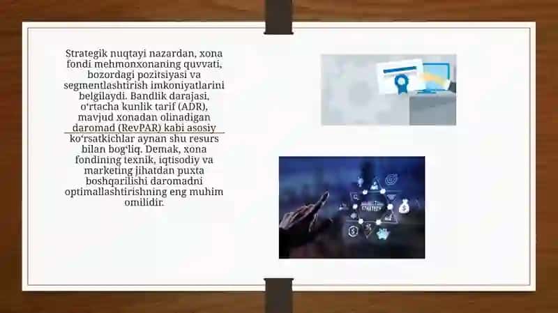 Xona fondini samarali boshqaruvi orqali daromadni optimallashtirish 4