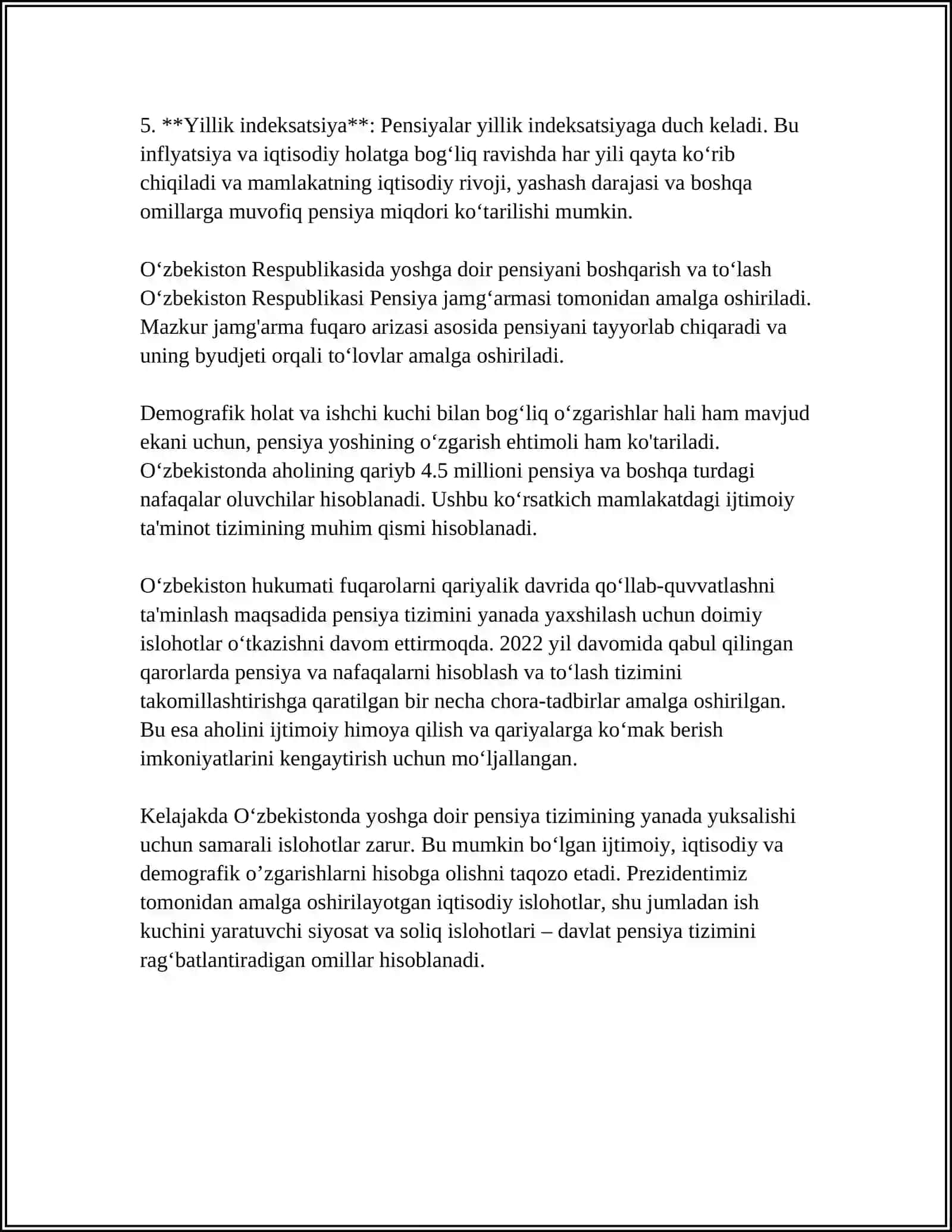 YOSHGA DOIR PENSIYALAR,NOGIRONLIK TUSHUNCHASI VA UNI BELGILASH TARTIBI 4