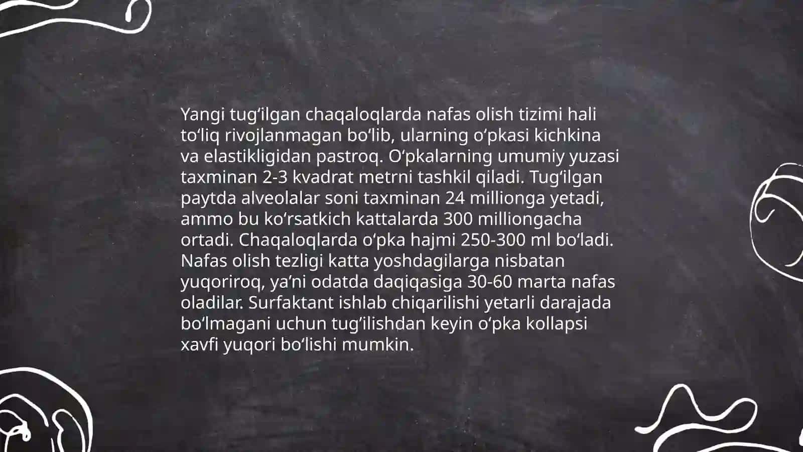 Nafas olish tizimining yoshga oid xususiyatlari va gigiyenasi 4