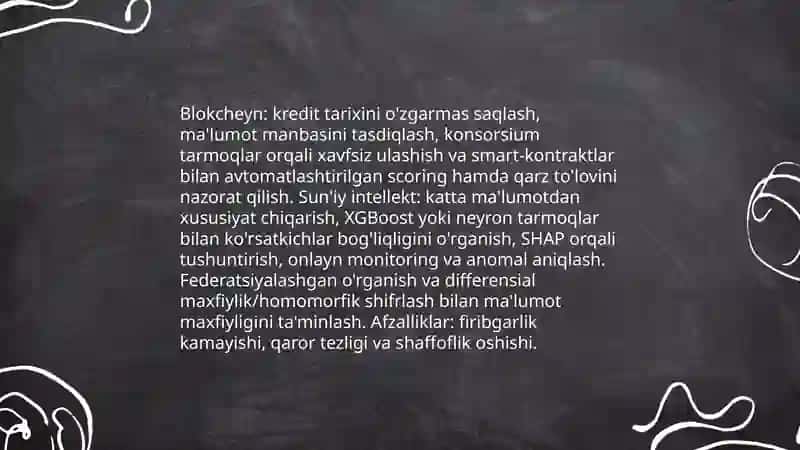 Blokcheyn sunʼiy intellekt katta maʼlumotlar iqtisodiyotda qoʻllanilishi 4
