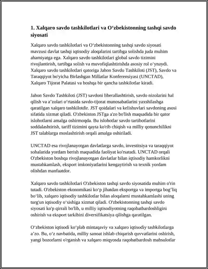 DAVLAT TASHQI IQTISODIY ALOQALARINI TARTIBGA SOLISHDA XALQARO VA MILLIY TIZIMLAR 4