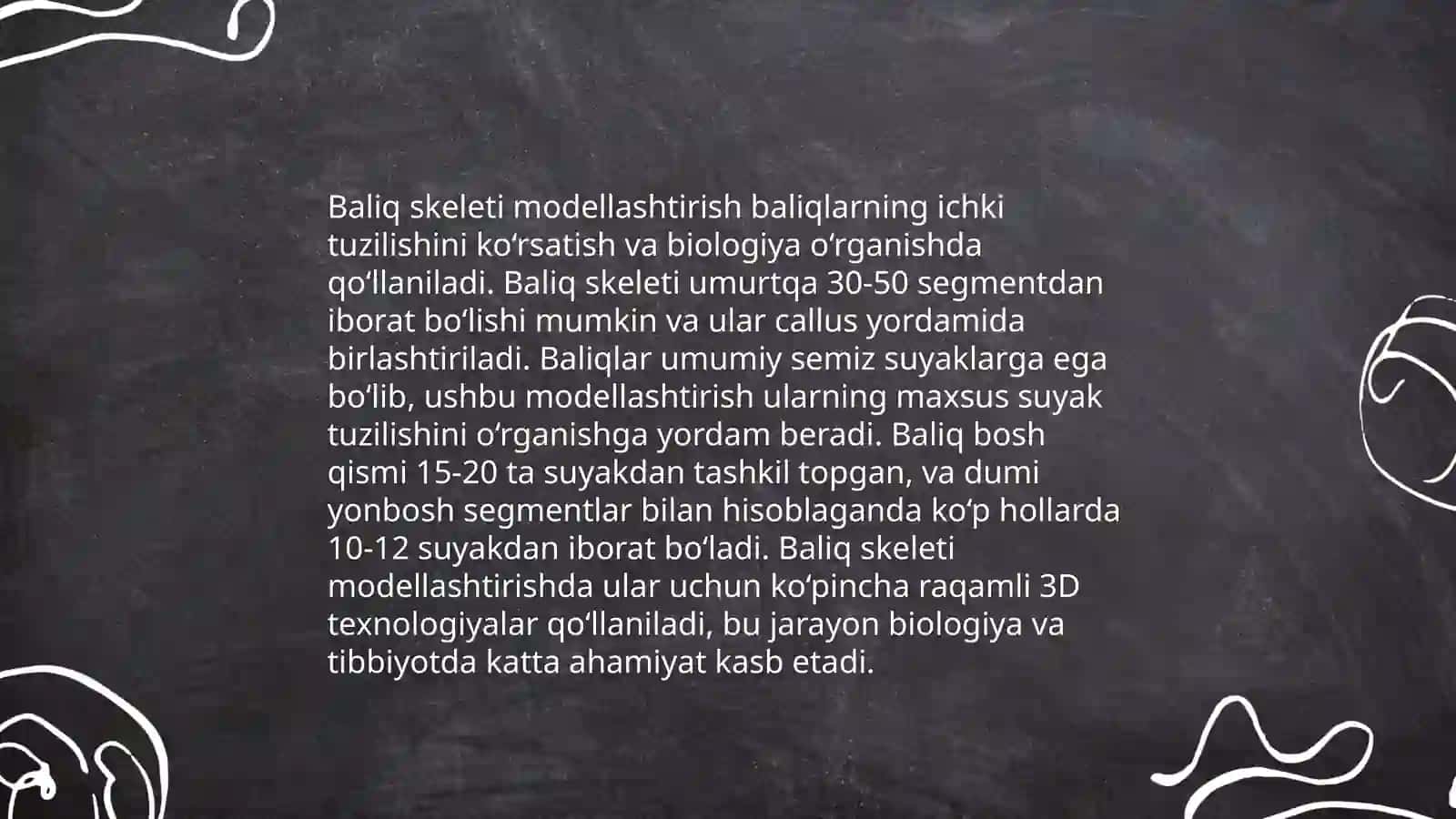 Baliq Skeleti Tushunchalar Tahlili BBB USULLARIDAN 4