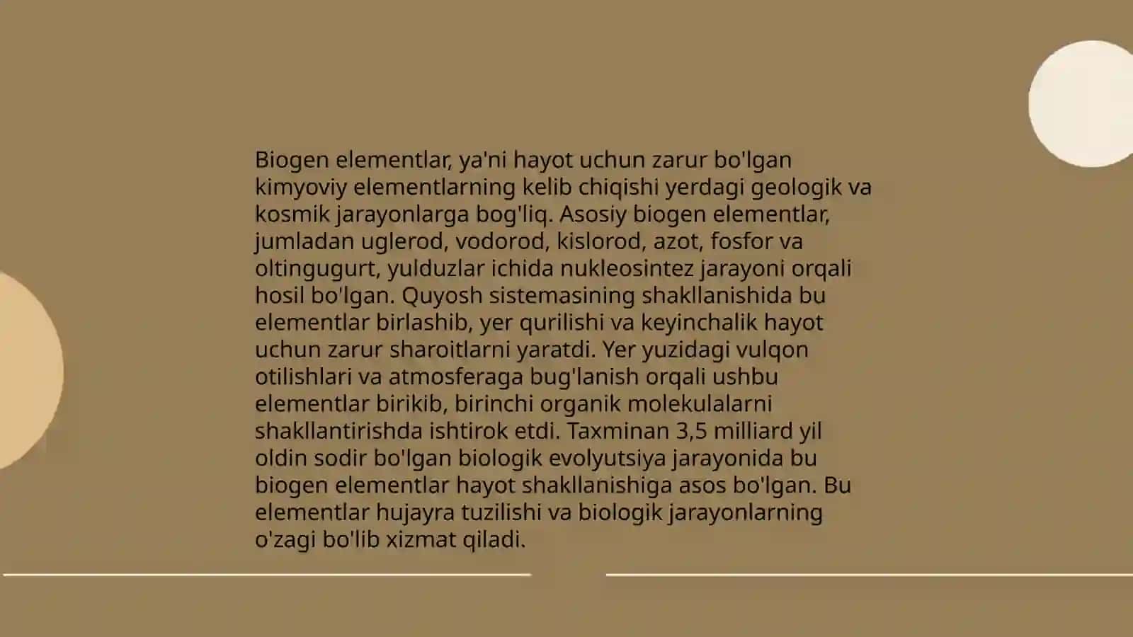 Biogen elementlar 4