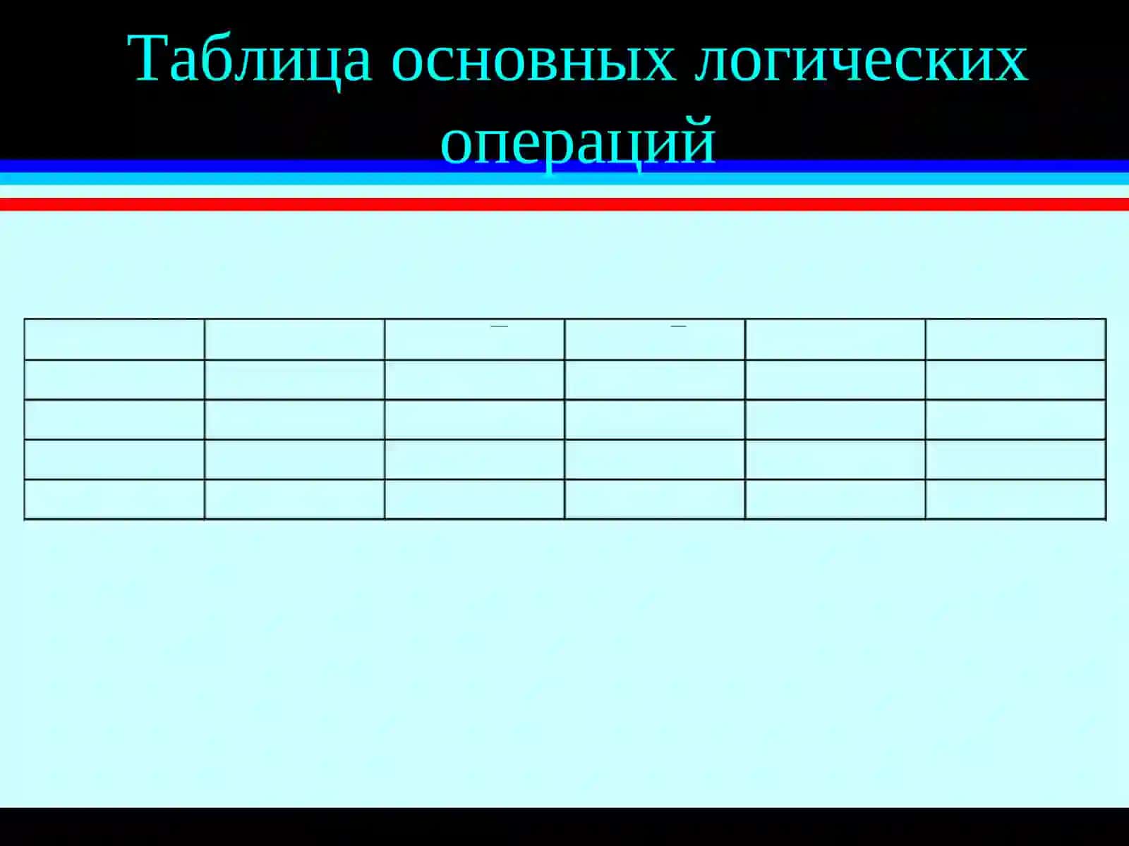 Булева алгебра(основные понятия) 4