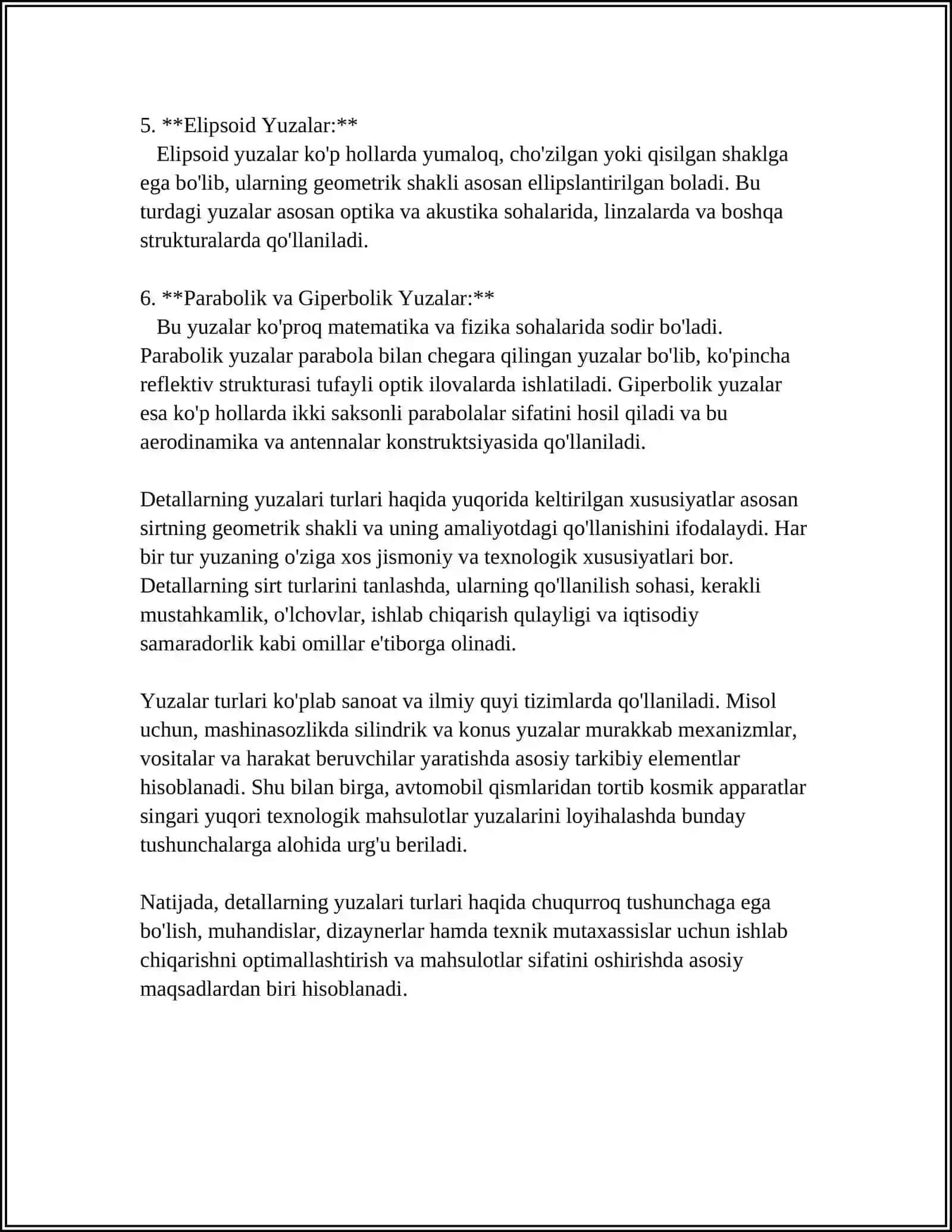 KON MASHINA DETALLARINING YUZALARI VA BAZALARI 4