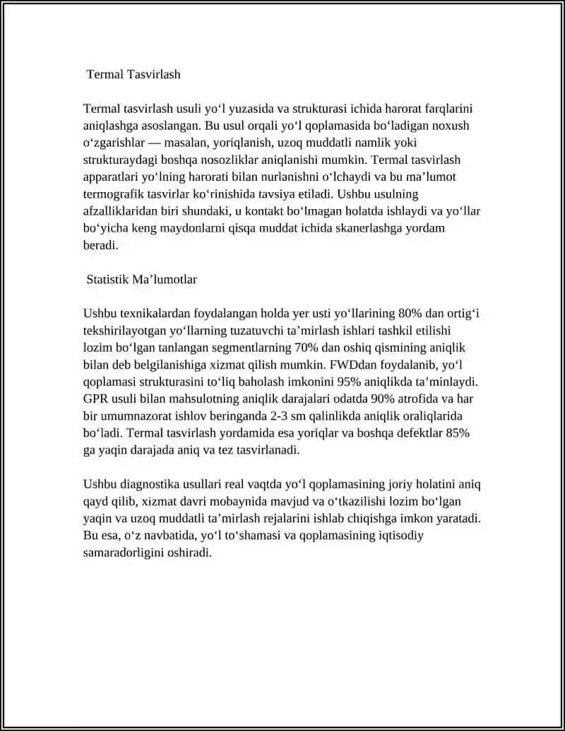 YOʻL TOʻSHAMASI VA QOPLAMASINI REGENRATSIYA QILISHNING ZAMONAVIY USULLARI. 4