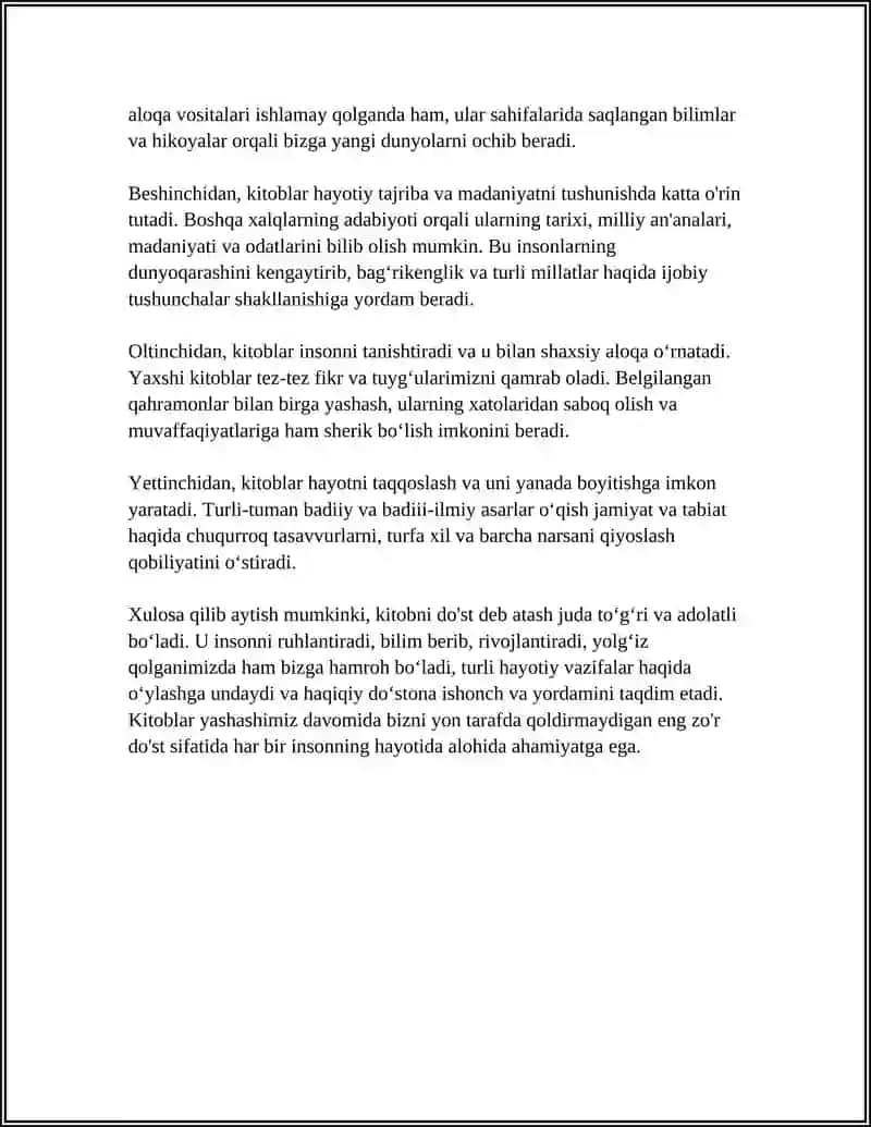 KITOB - ENG YAQIN DO'STIM 4