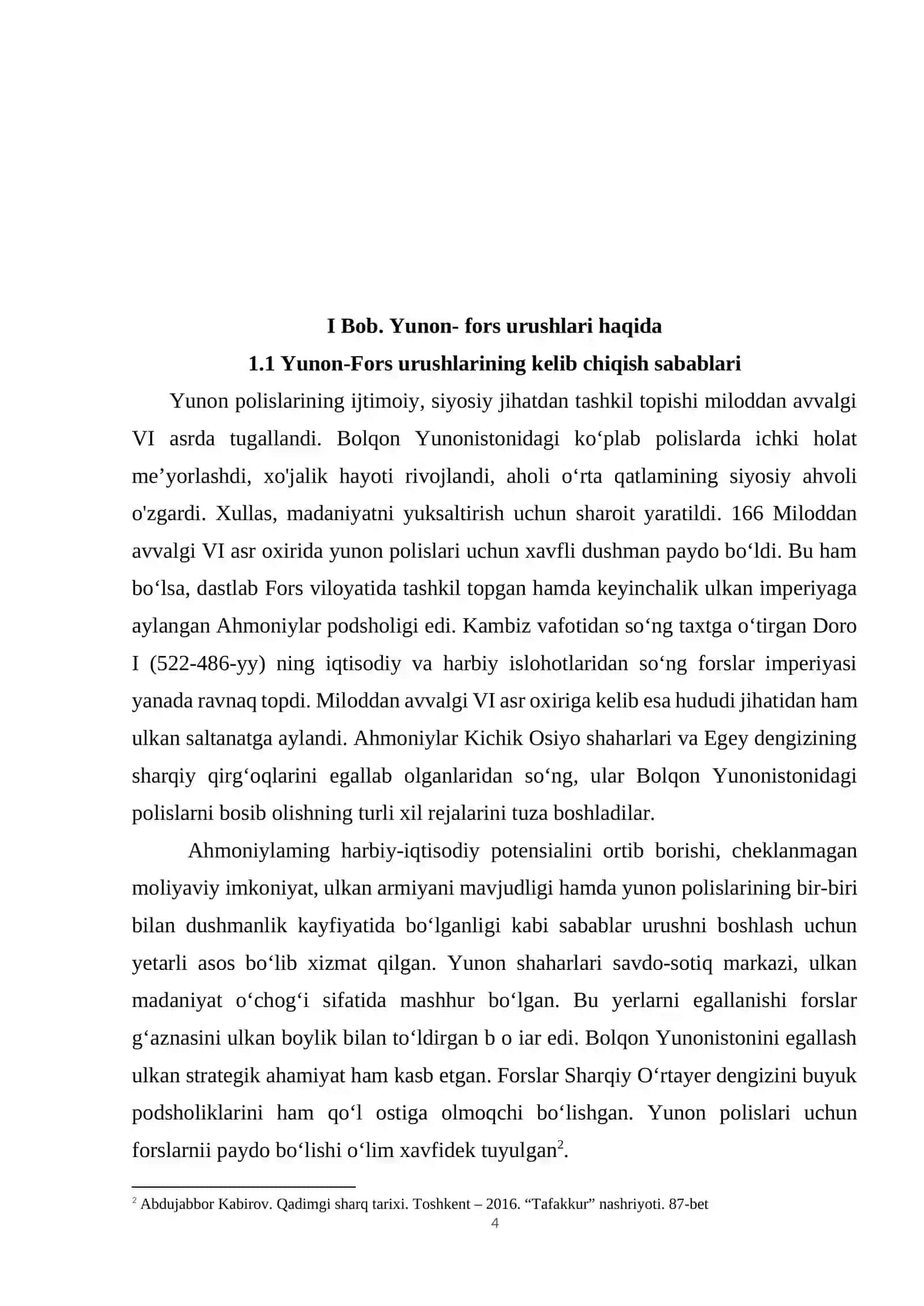 Yunon-Fors urushlarining kelib chiqish sabablari 4