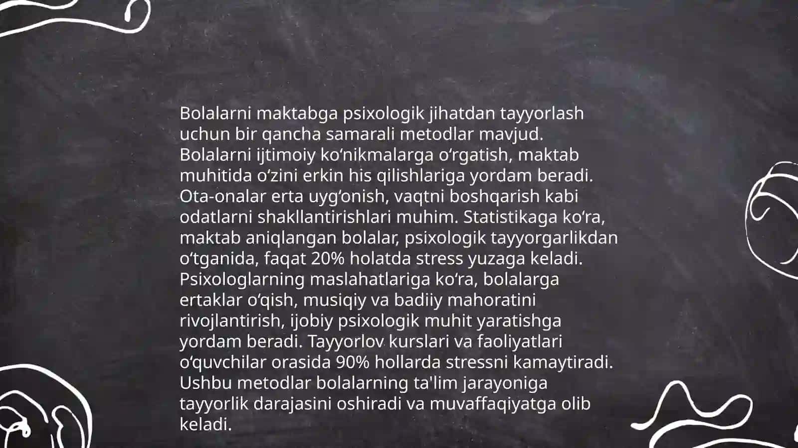 Maktabda pisixologik tayyorgarlik muammosi 4