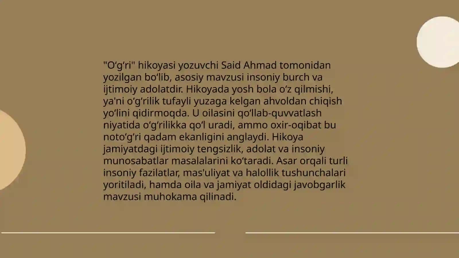 Abdulla Qahhor "Oʻgʻri" hiloyasi 4