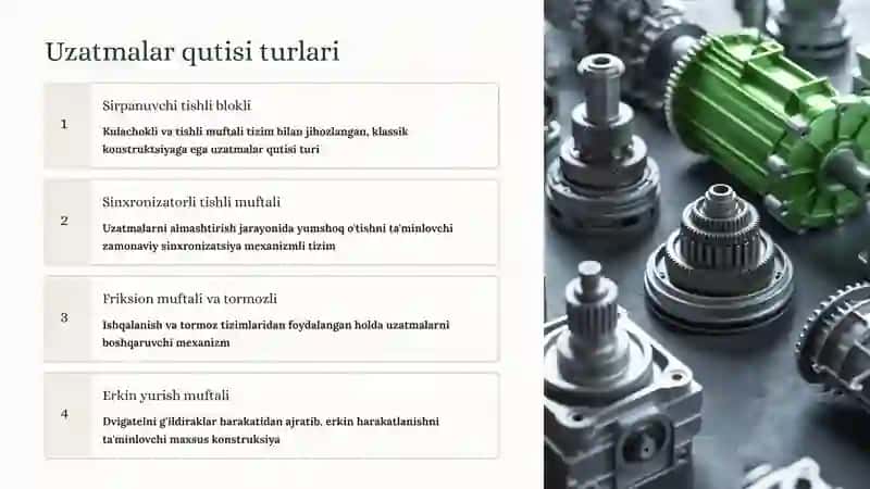 Uzatmalar qutisi 4
