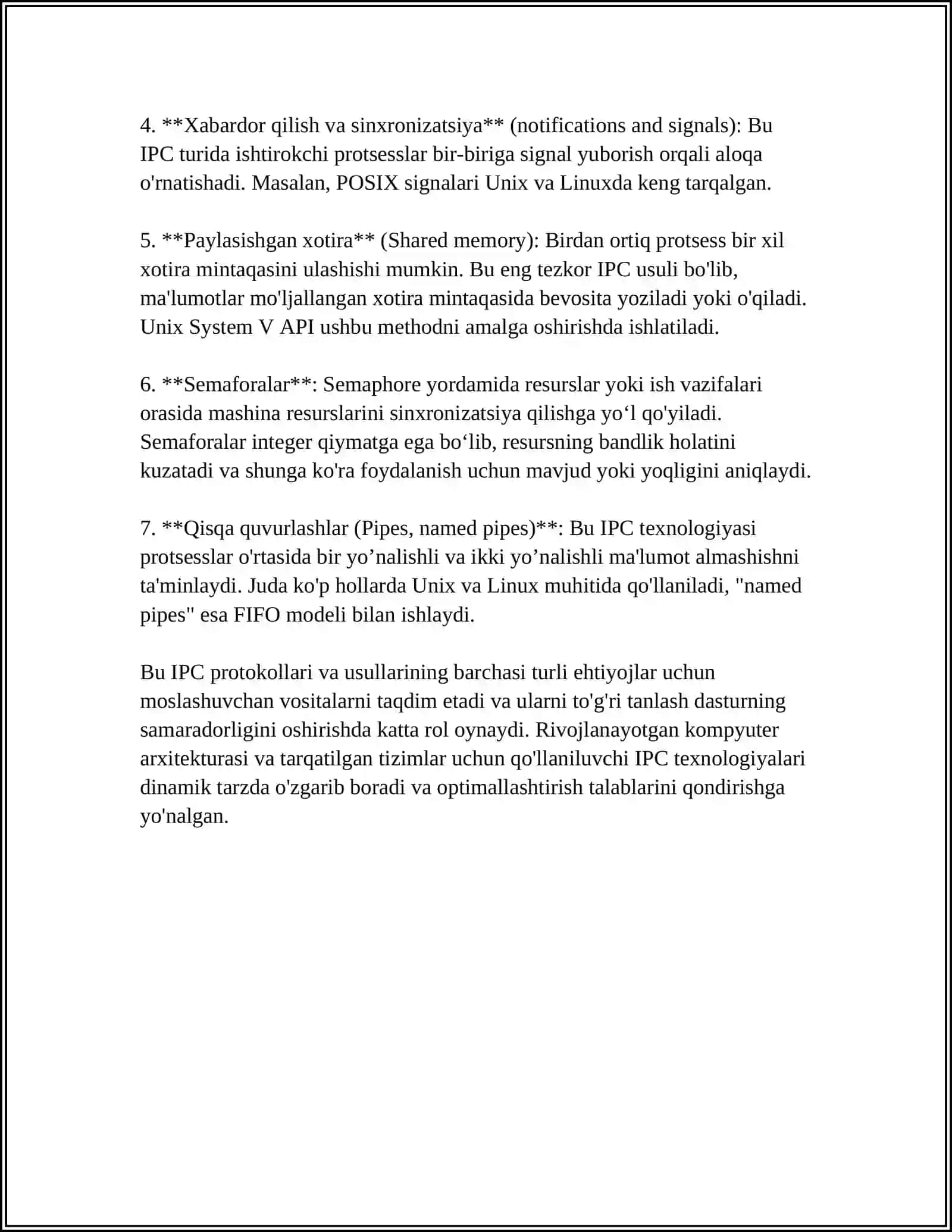 KANAL POG’ONASI PROTOKOLLARI 4