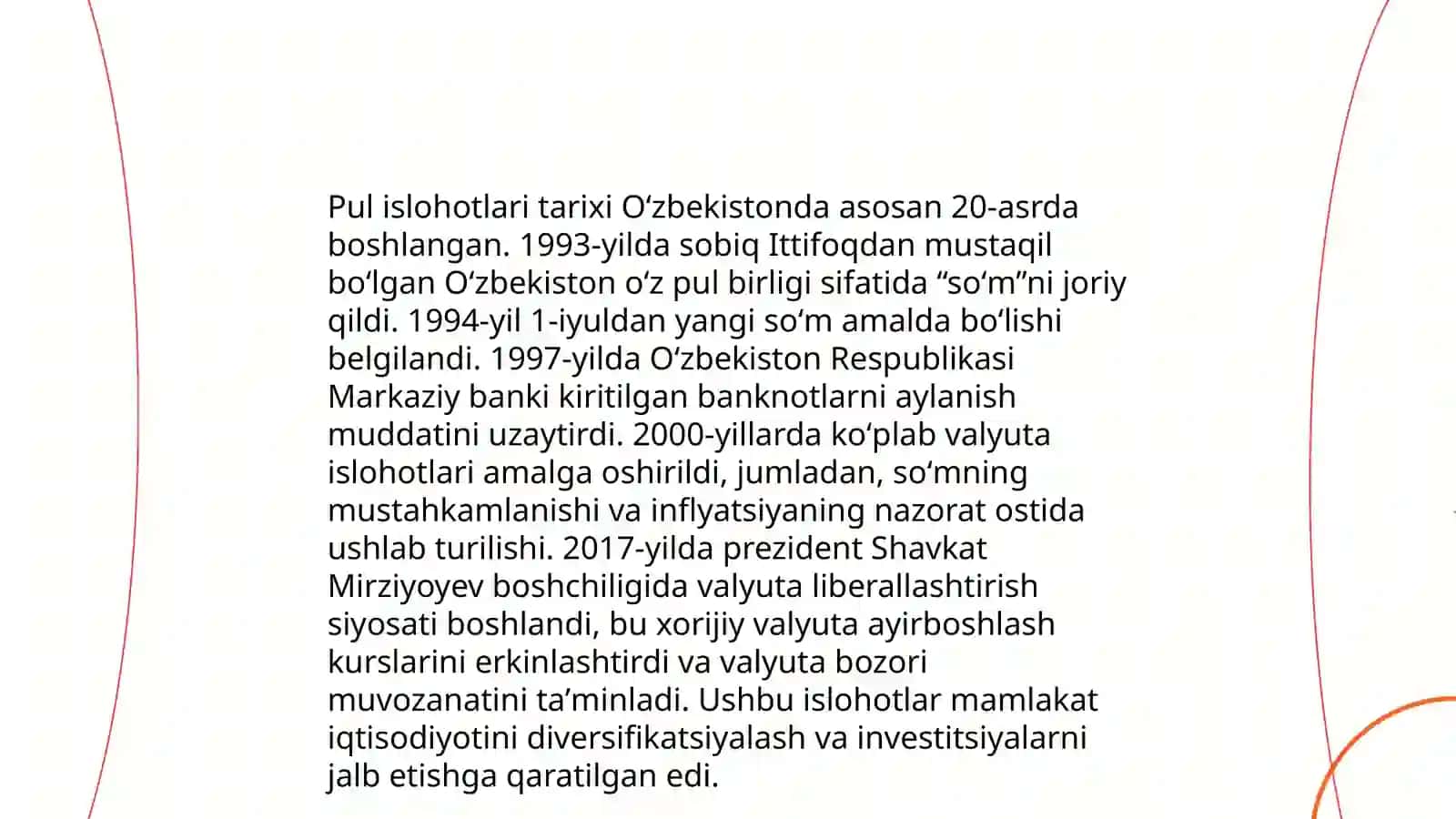 Pul islohatlari 4