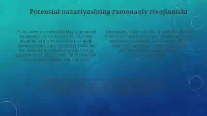 Potensiallar nazariyasi 4