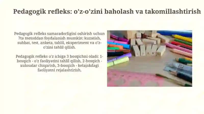 Pedagogik mahoratning tarkibiy qismlari va ularning mohiyati 4