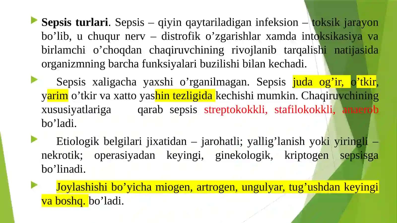Yovvoyi va mo’ynali hayvonlarda uchraydigan shikastlanishlar, sepsislar, jaroxatlar, suyak sinishlari, ko’z kasalliklarining diagnostikasi va davolash usullari 4