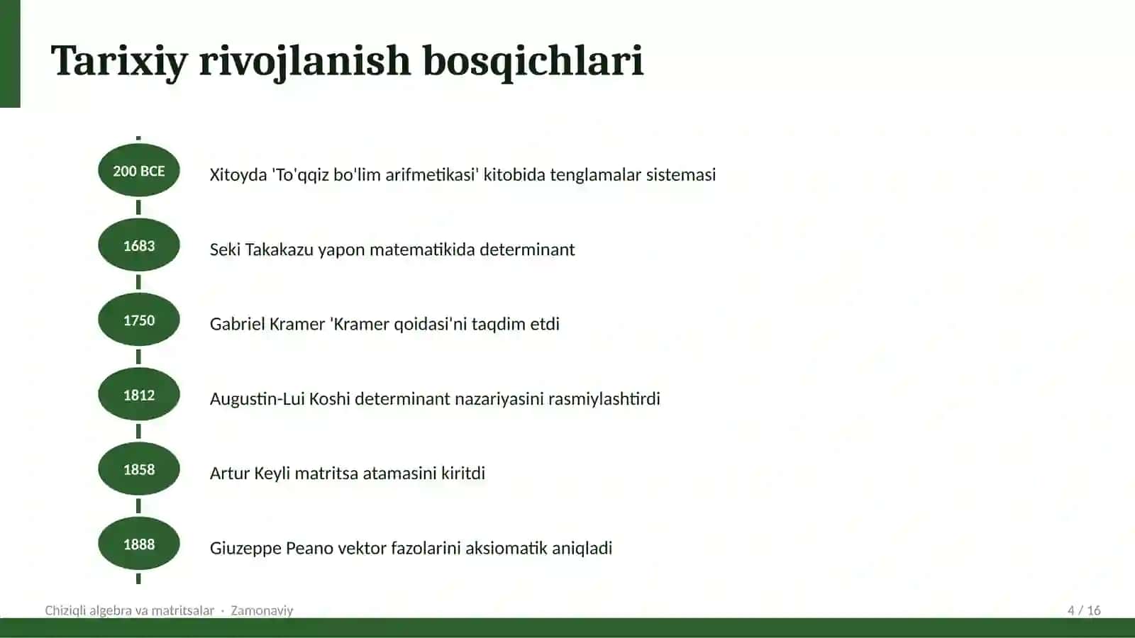 Chiziqli algebra va matritsalar 4