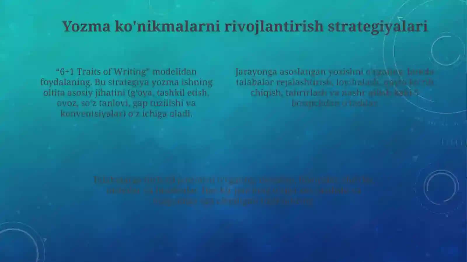 Óquvchilarning yozma va og'zaki nutqlarini shakllantirish 4
