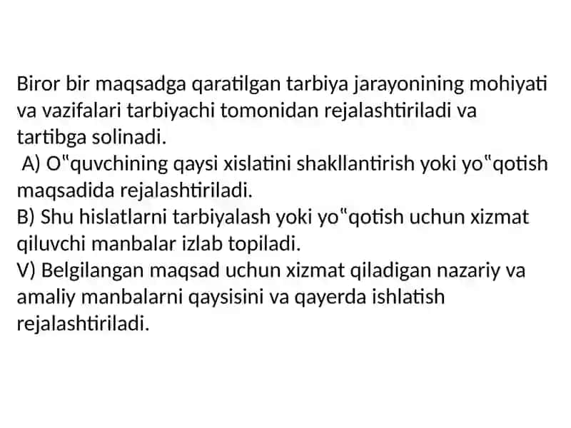 Bola tarbiyalash va sog'lomlash 4