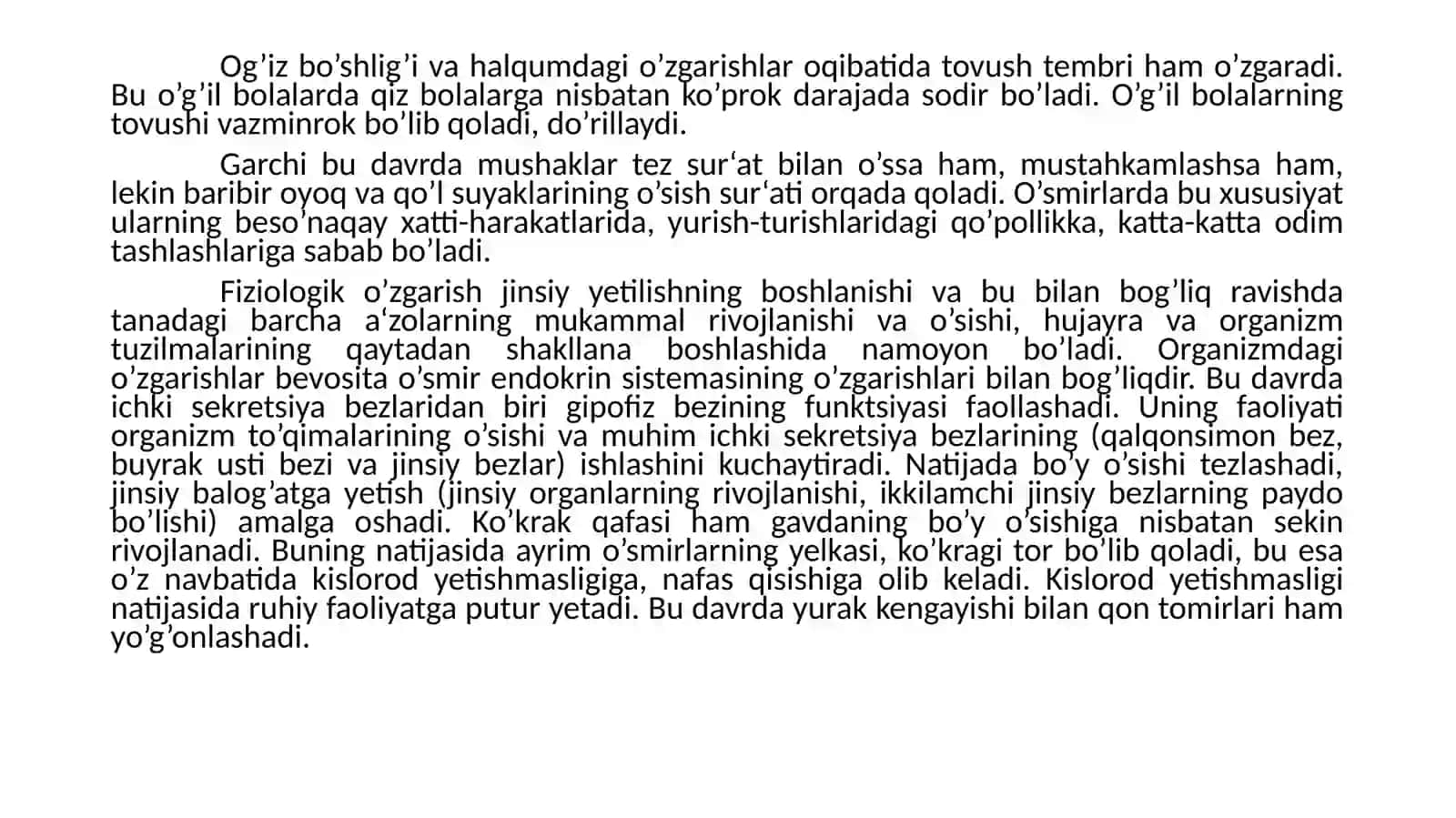 O’smirlik Davri 4