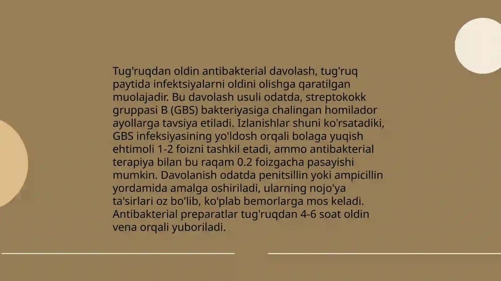 Akusherlikda antibakterial profilaktika va antibakterial terapiya 4