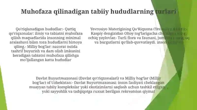 Yevrosiyo Materigining Qo'Riqxona,Davlat Buyurtmaxonasi Hamda Milliy Hog'Lari 4