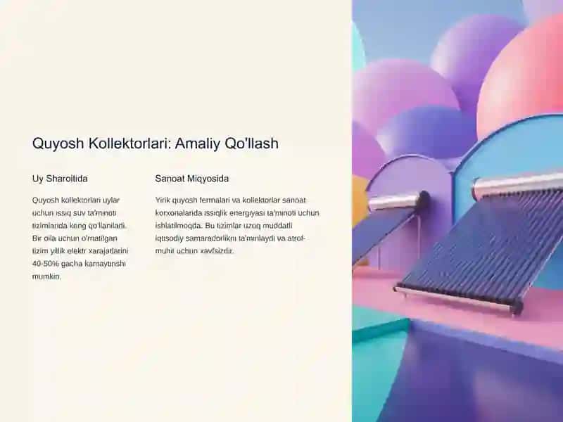 Issiqlik Texnologiyaning Energiya Manbalari: Bugun va Kelajak 4