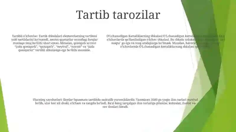 O’Lchanadigan Kattaliklarning Shkalasi Va Ularning Turlari 4