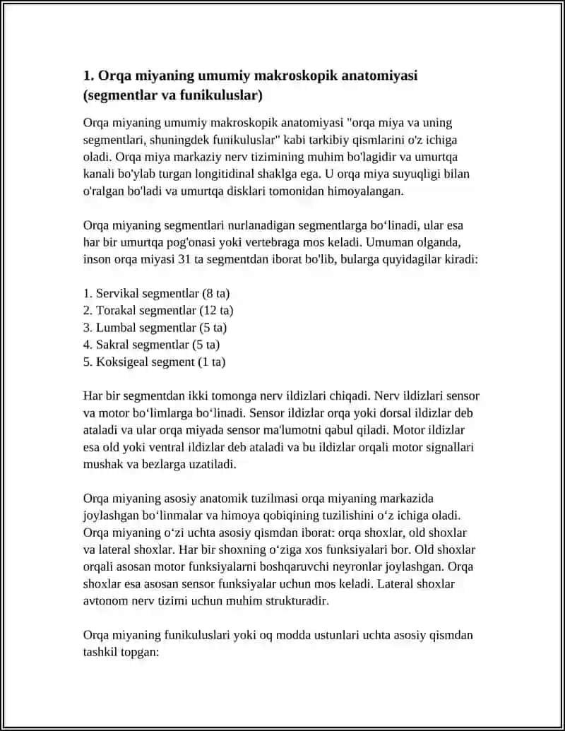 MARKAZIY NERV TIZIMINING FUNSIONAL ANATOMIYASI 4