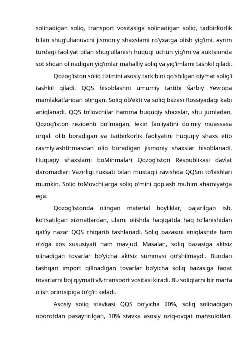 Qozog‘iston Respublikasida Sayyor Soliq Tekshirivini O‘tkazish Tartibi 4