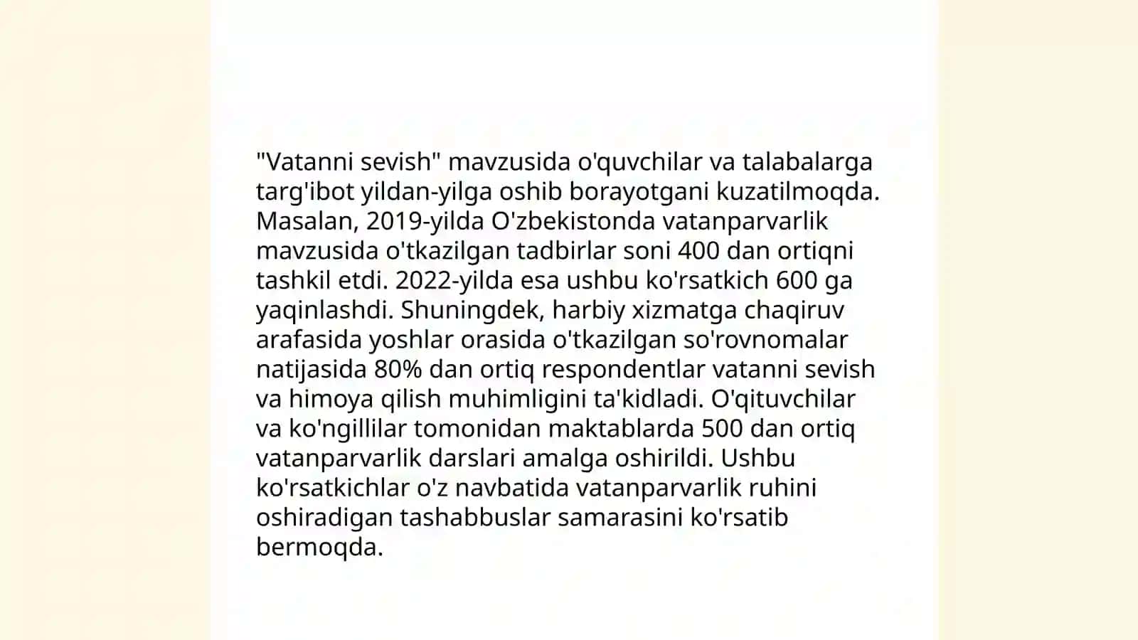 4- sinf Tarbiya darsligini oʻrganish 4