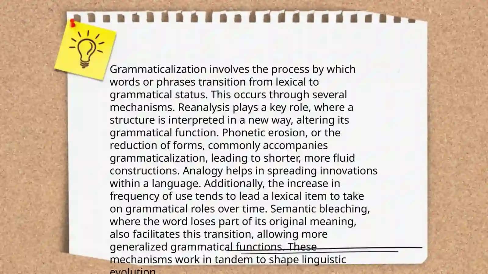 Grammaticalization 4