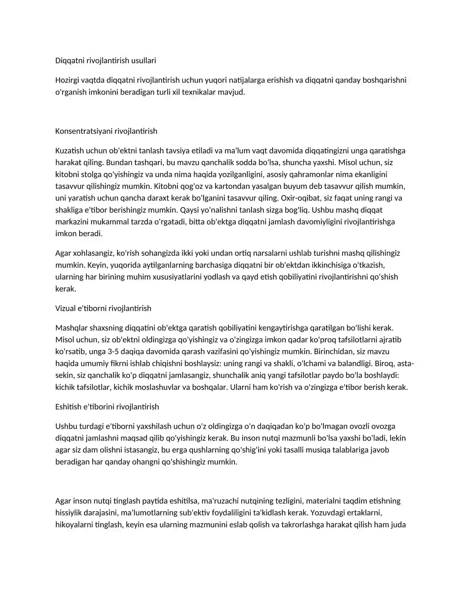 Maktabgacha yoshdagi bolalarda diqqatning shakllanishi xulq-atvorni nazorat qilish tizimi sifatida 4