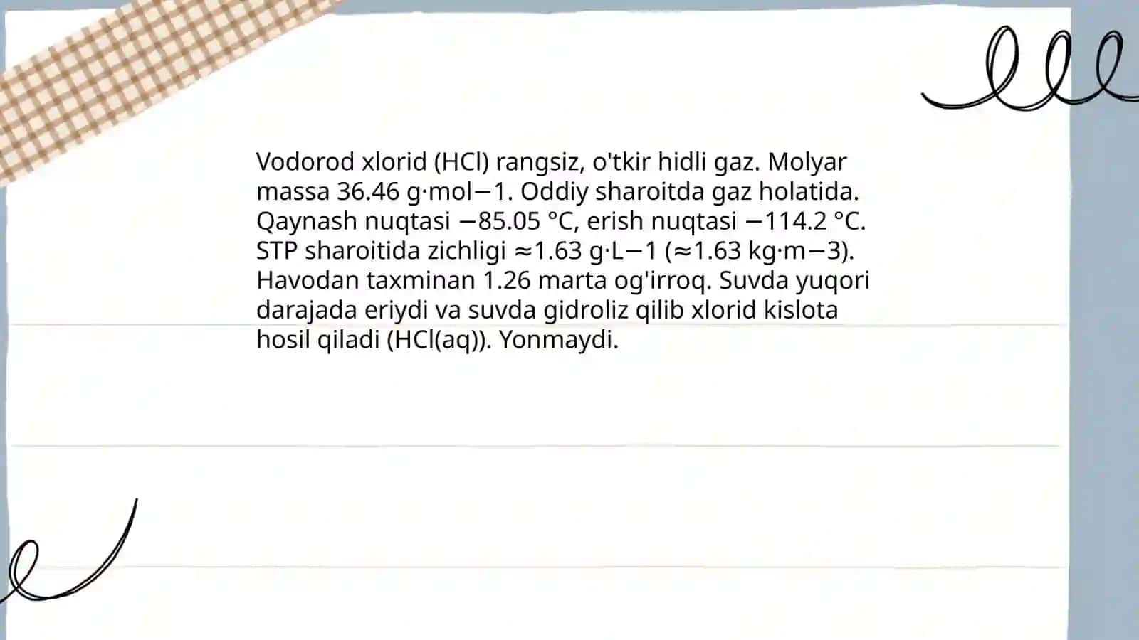 Vodorod xlorid 4