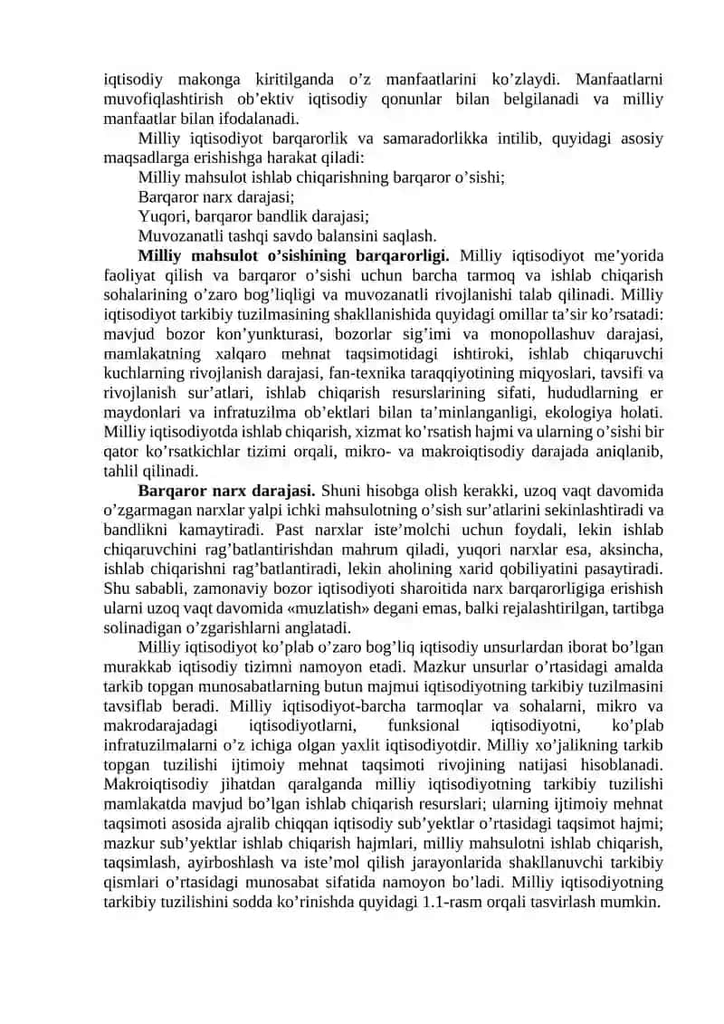 MODUL Milliy iqtisodiyotning tarmoq tuzilishi 4