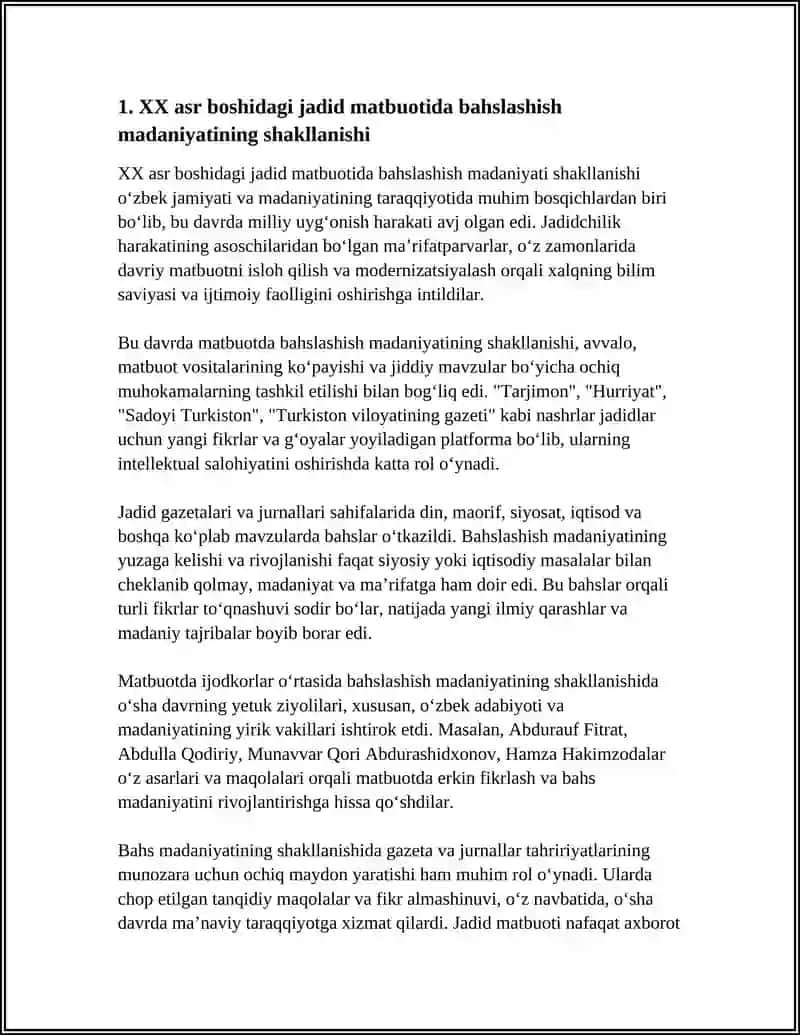 XX ASR OZBEK KLASSIK IJODKORLARINING MATBUOTDA BAHSLASHISH MADANIYATI 4