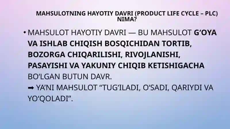 Hayotiydavr va Ekologik xarajatlarini hisoblash 4