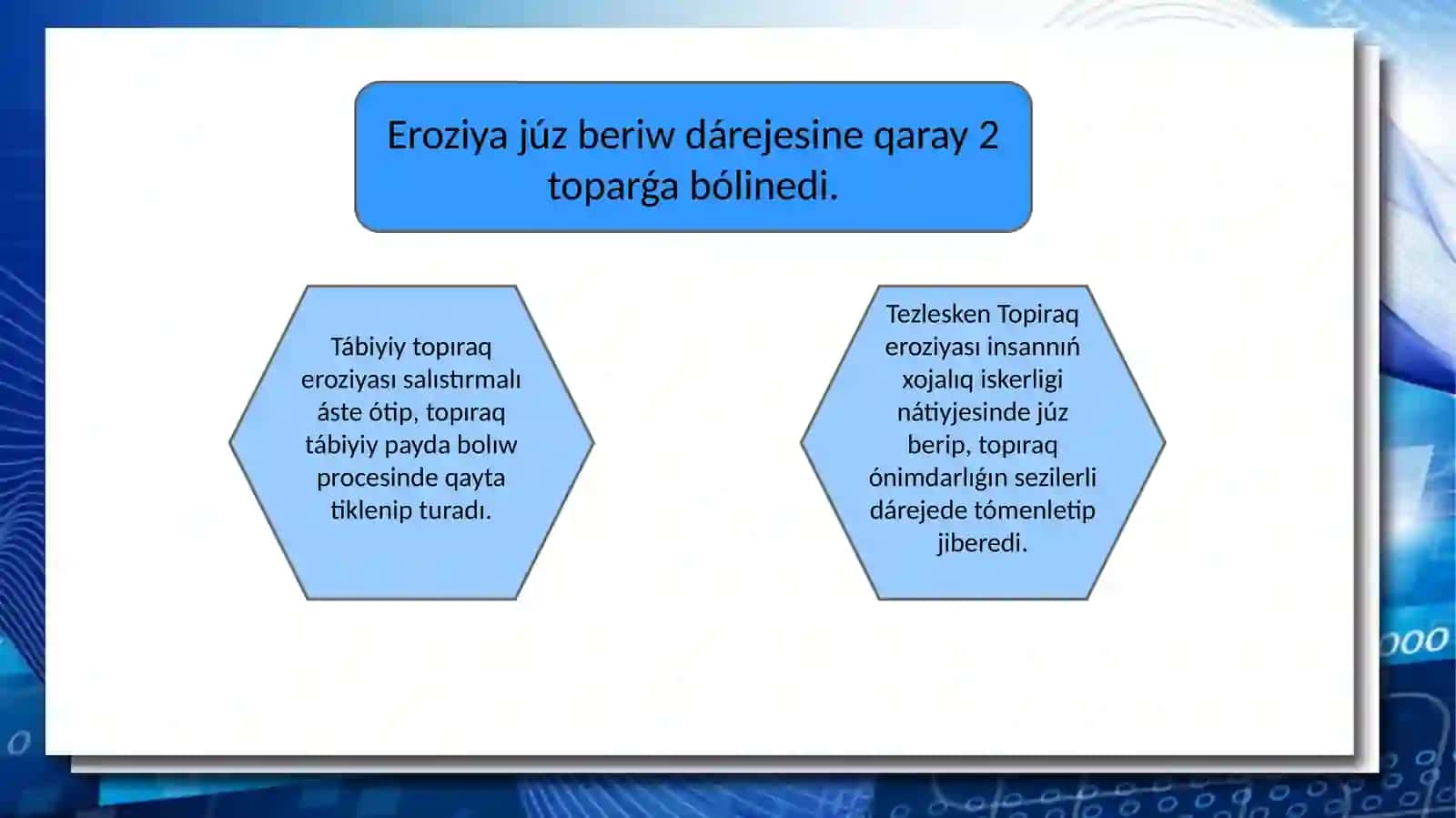 erozıyaĝa qáwipli jerlerdi ajıratıwdağı kòrsetkishler 4