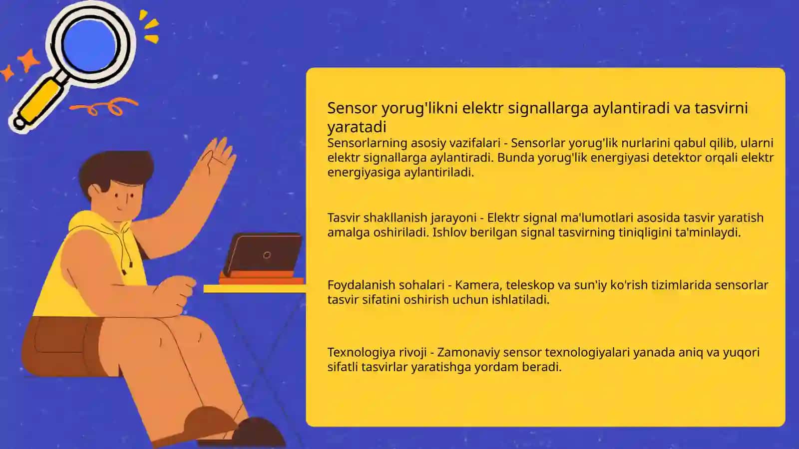 Raqamli fotoapparatting tuzilishi va ishlash printsipi 4