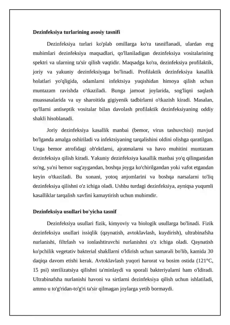 Dezinfeksiya tasnifi 4
