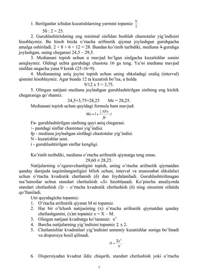 Eksperimental Tadqiqot Natijalarini Tahlil Qilish 4