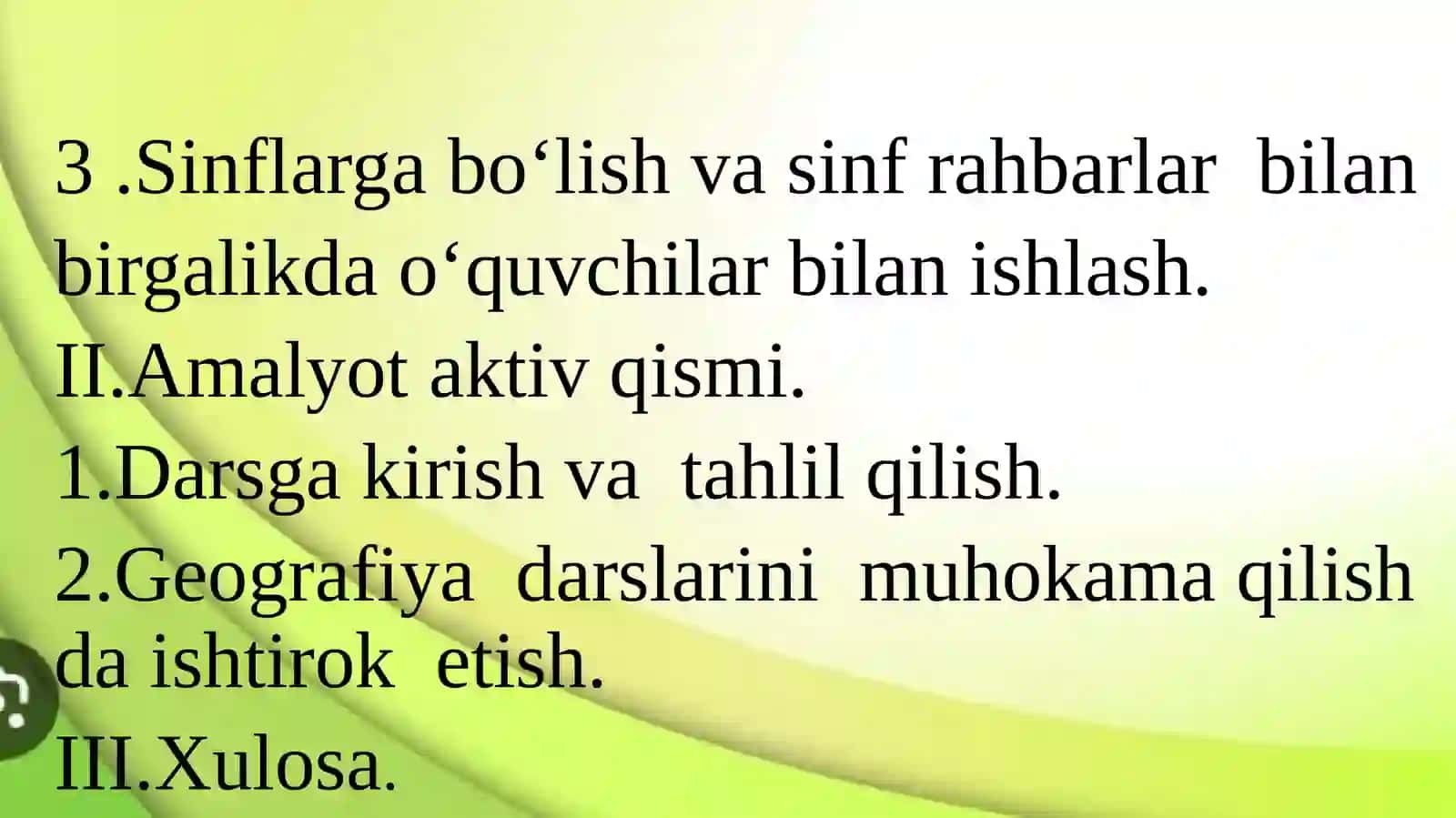 Pedagogik amaliyotchi 401 guruh talabasi Raxmonova Risolat 4