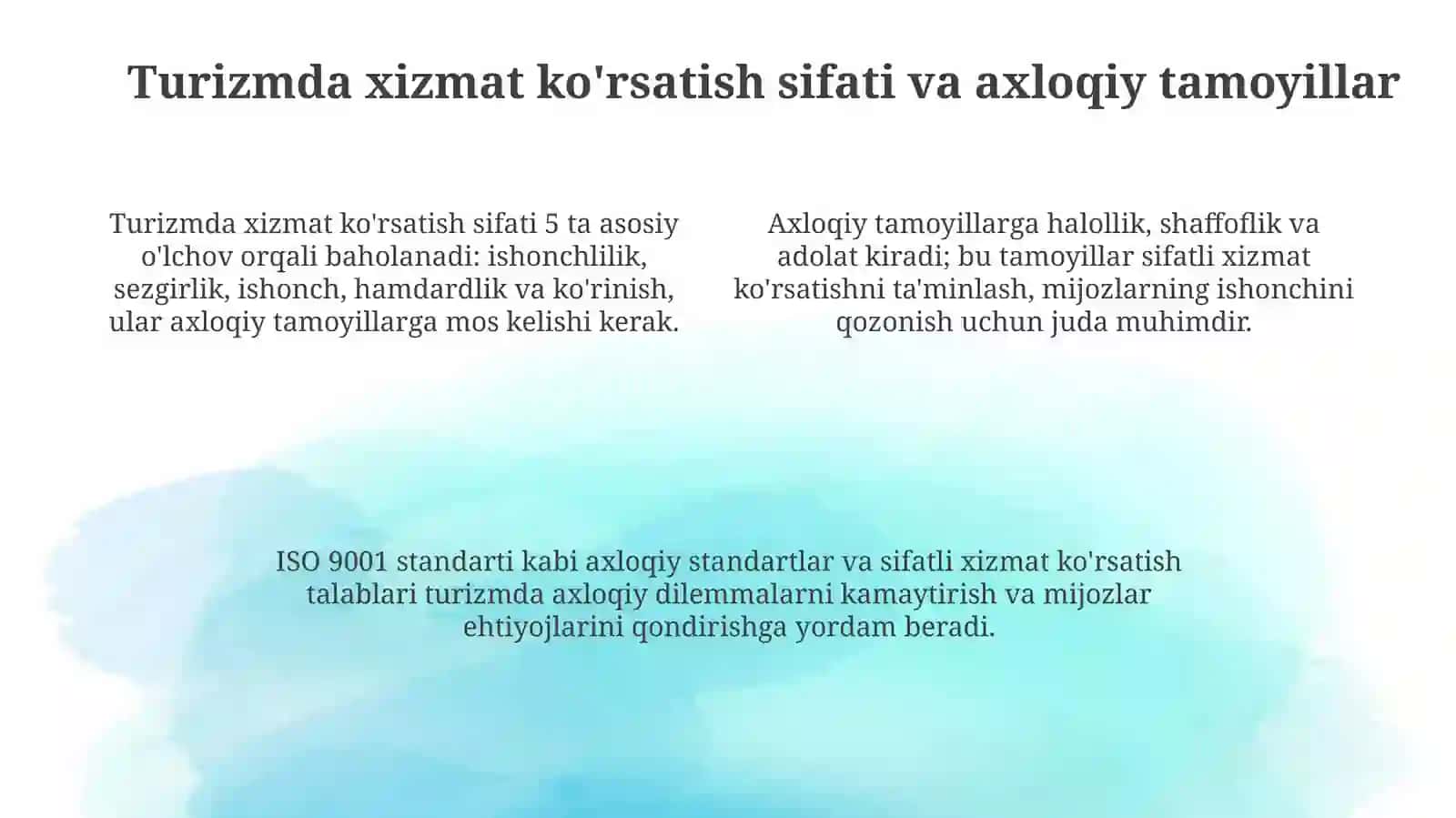 Turizm xizmatlari va etikasi 4