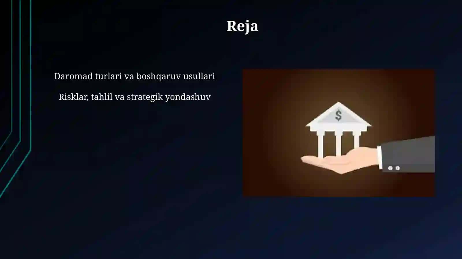 Tijorat banklari Foydalaridaromadlariboshqaruvi 4