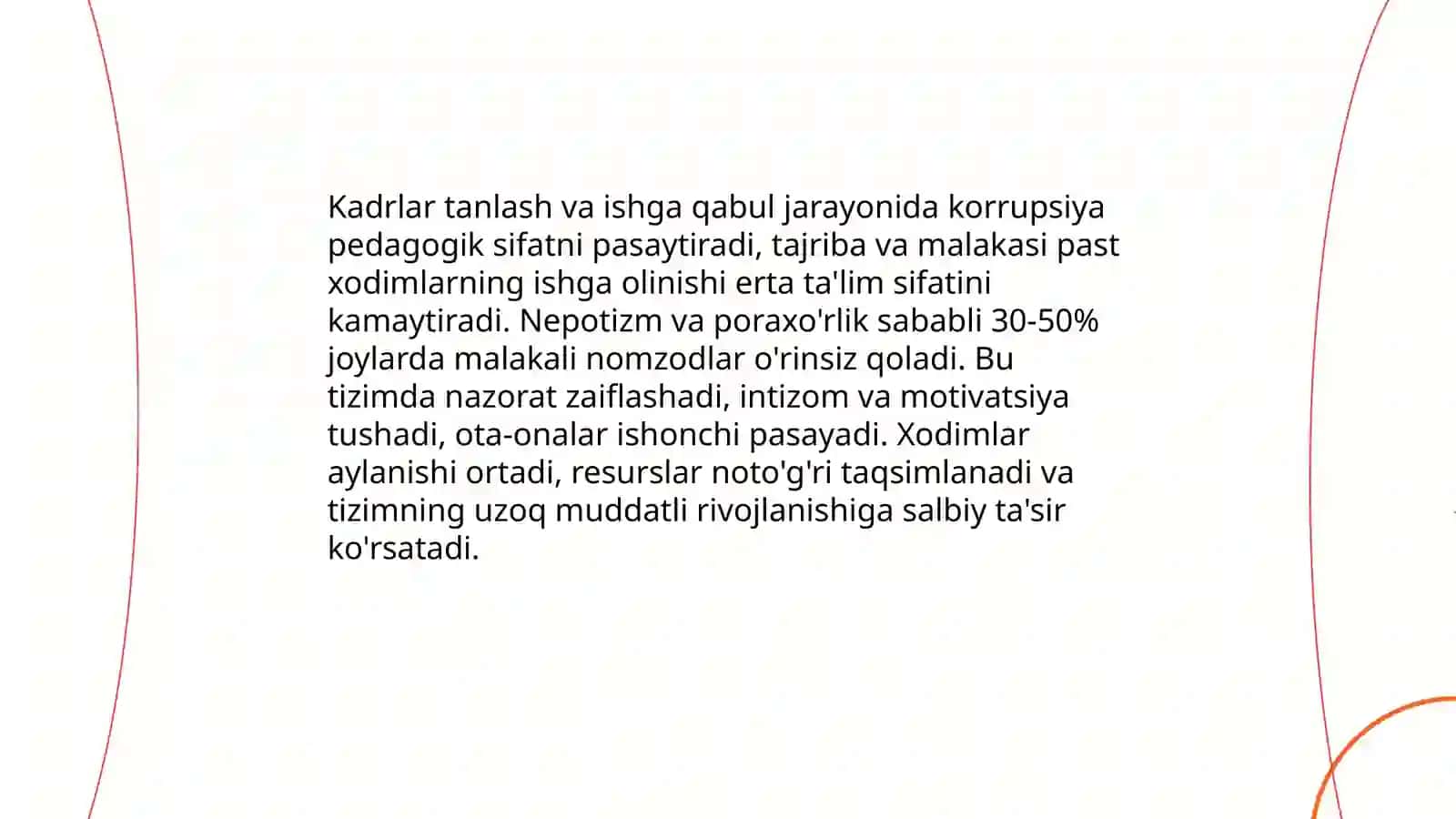 Korrupsiyaning maktabgacha ta'lim tizimi taraqqiyotiga ta'siri 4