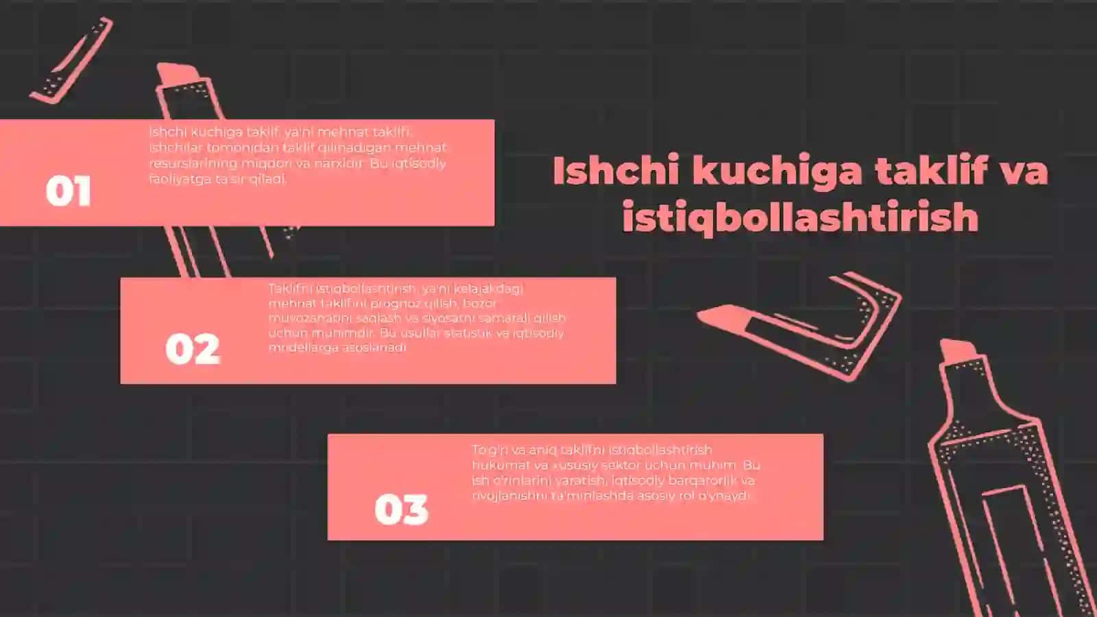 Mehnat bozorida ischi kuchiga bolgan talab va taklifni iatiqbollashtirish ahamiyati 4