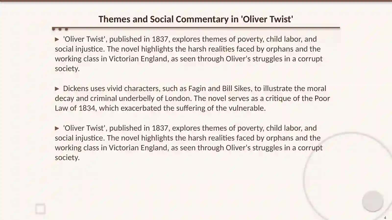 Charles Dickens and his novels 4