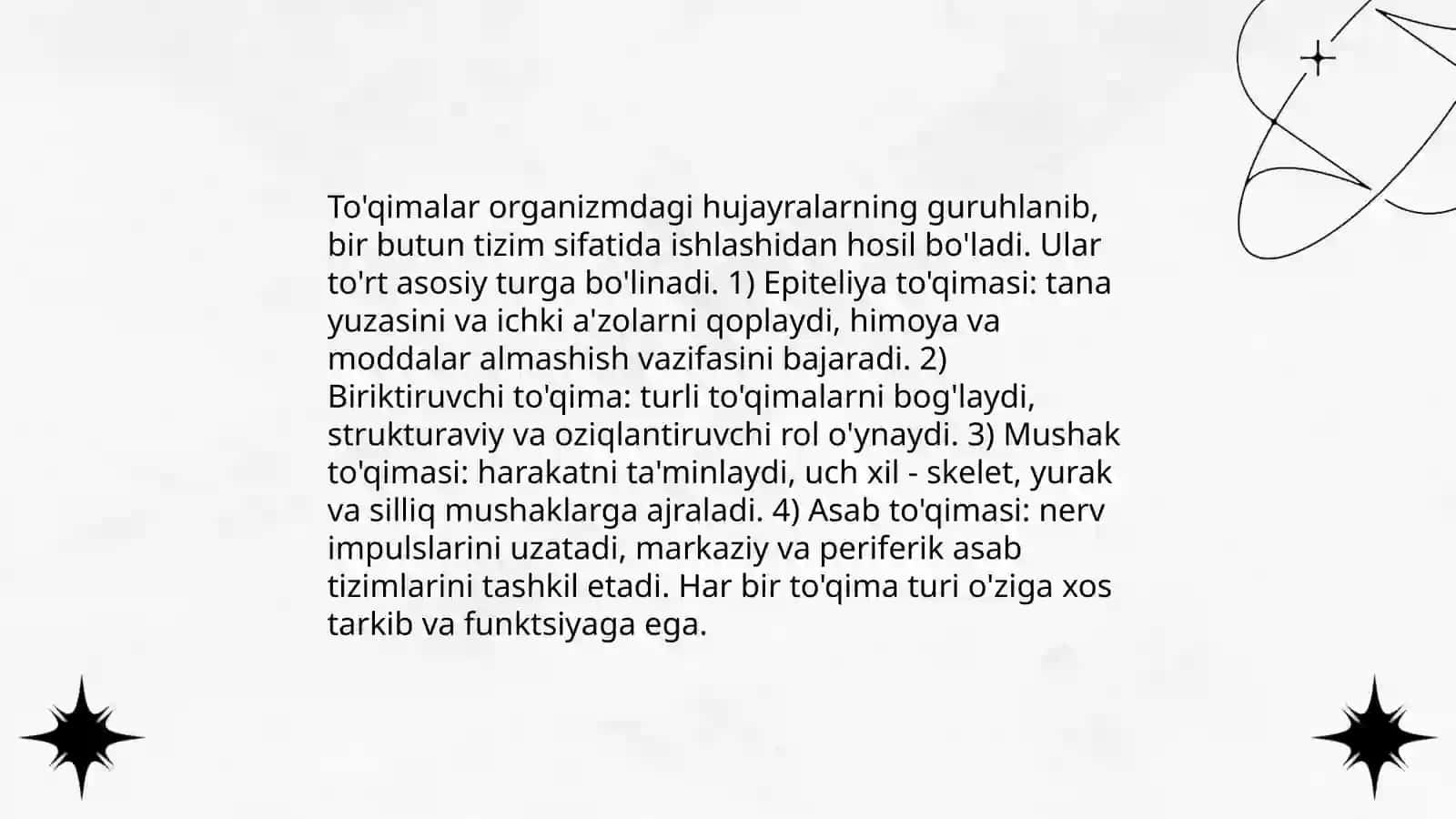 Odam anatomiyasi va fizologiyasi fani haqida tushuncha 4