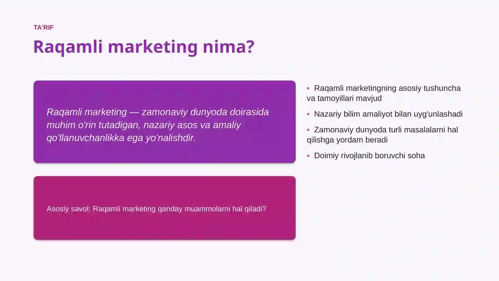 Zamonaviy Dunyoda 4